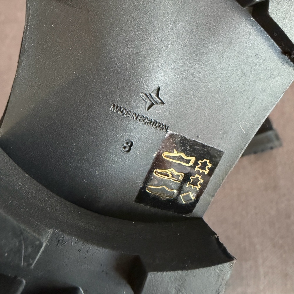 TUCKERNUCK Black Suede Lace-Up Knee-High Boots - Picture 8 of 8